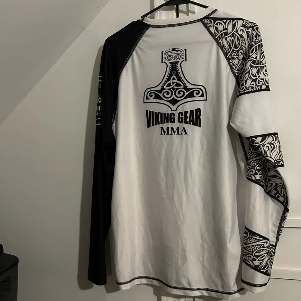 Men's Black and White training Shirt